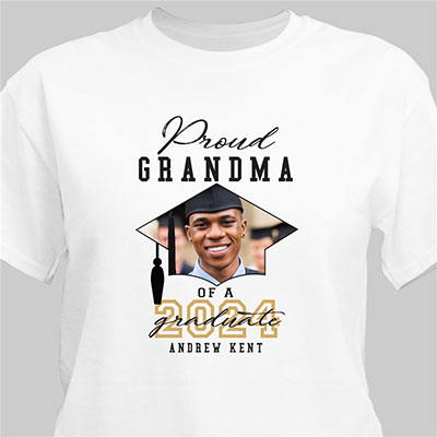 Personalized Proud Family of Grad with Photo T-Shirt