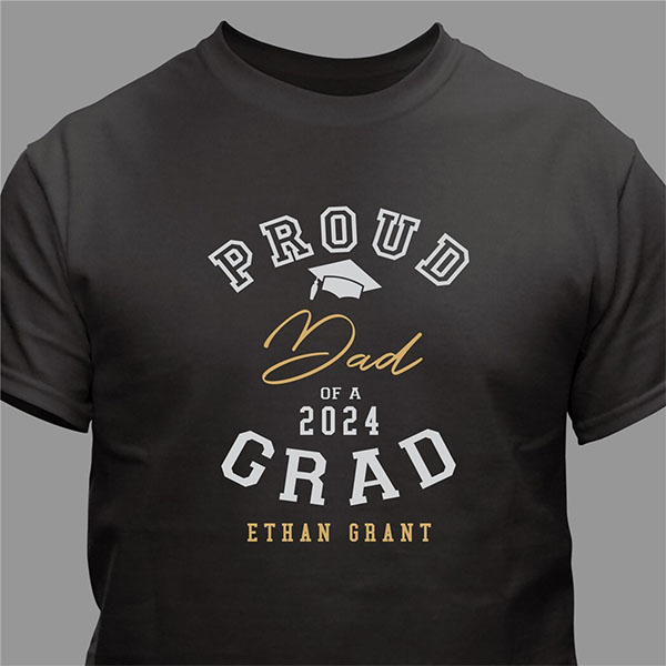 Personalized Proud Family of Grad T-Shirt