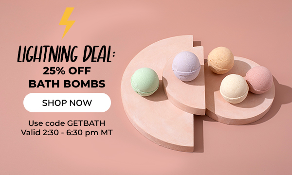 Lightning Deal on Bath Bombs