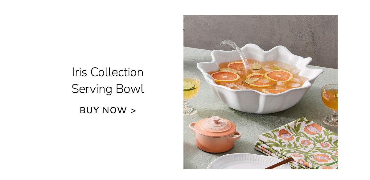 Iris Collection Serving Bowl - BUY NOW