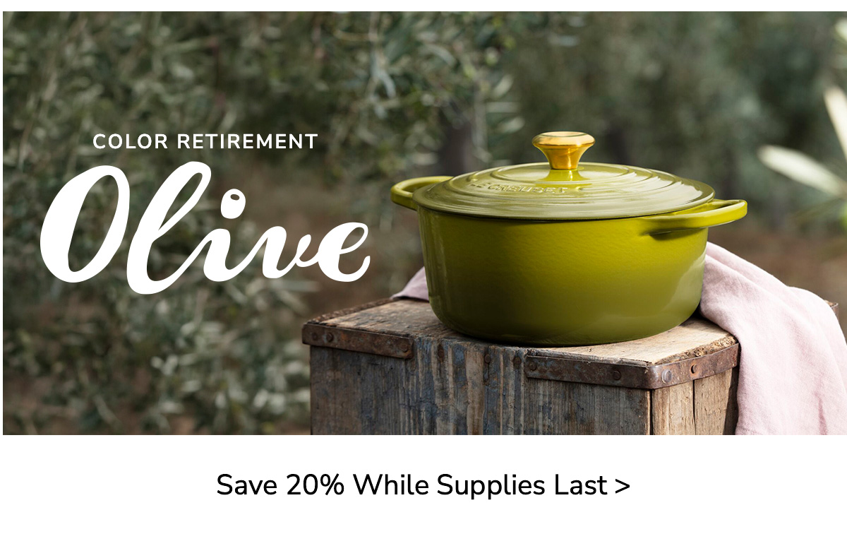 COLOR RETUREMENT: Olive - Save 20% While Supplies Last