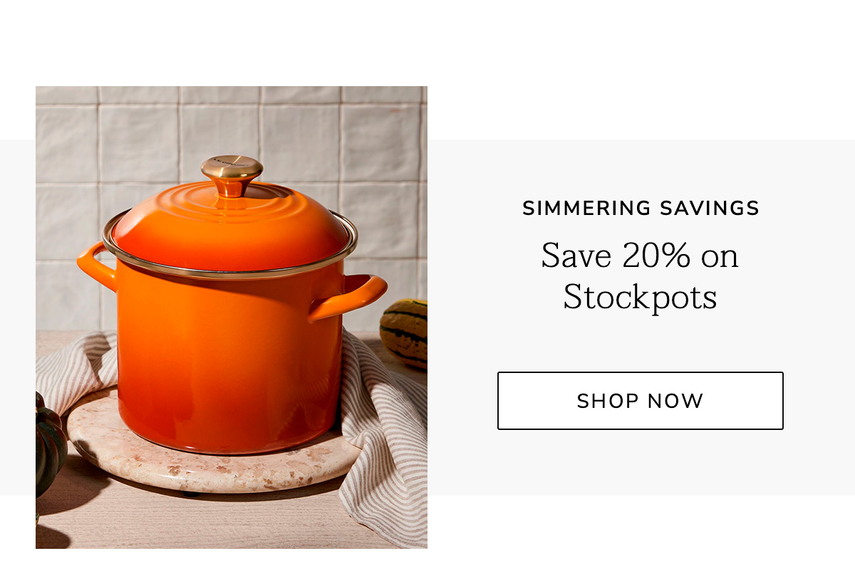 Simmering Savings: Save 20% on Stockpots
