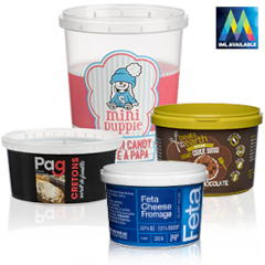 Customizable Tamper Evident Food Containers