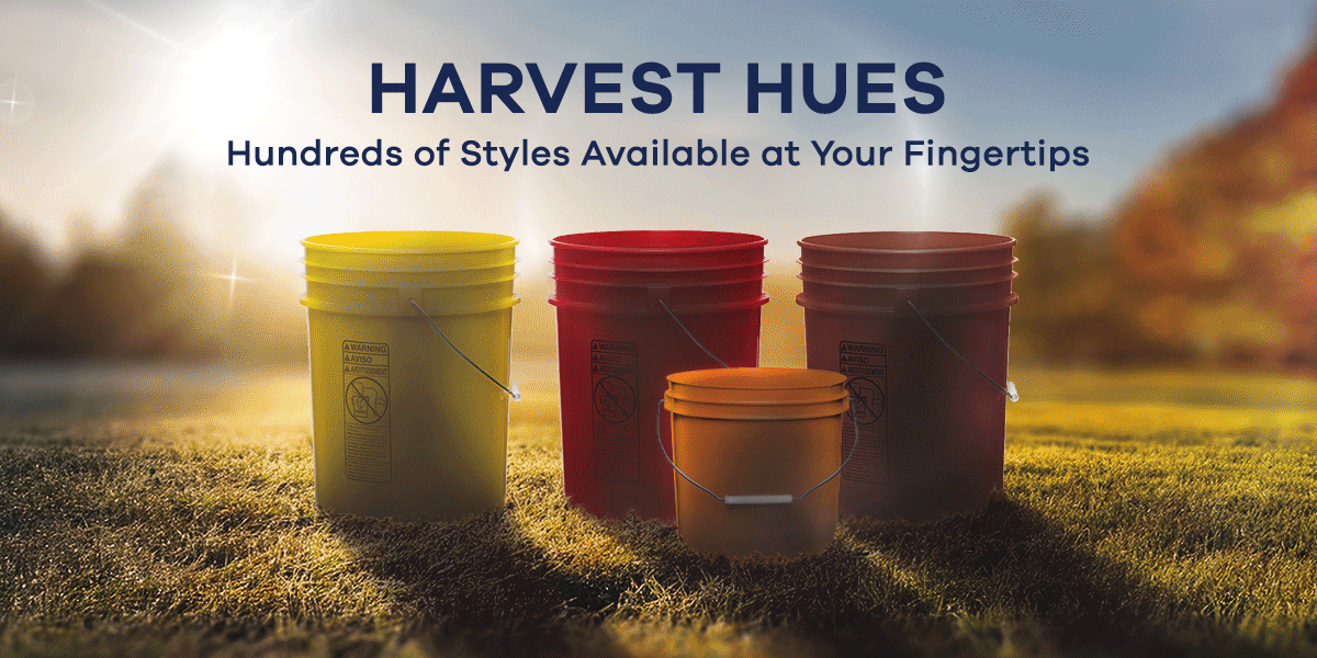 5 Gallon Plastic Buckets & Pails