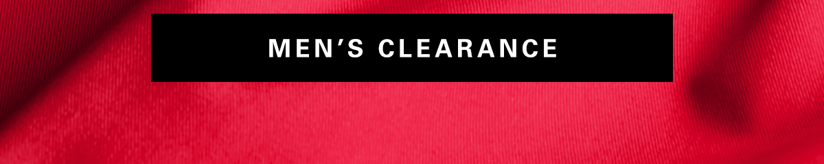 Men's clearance >