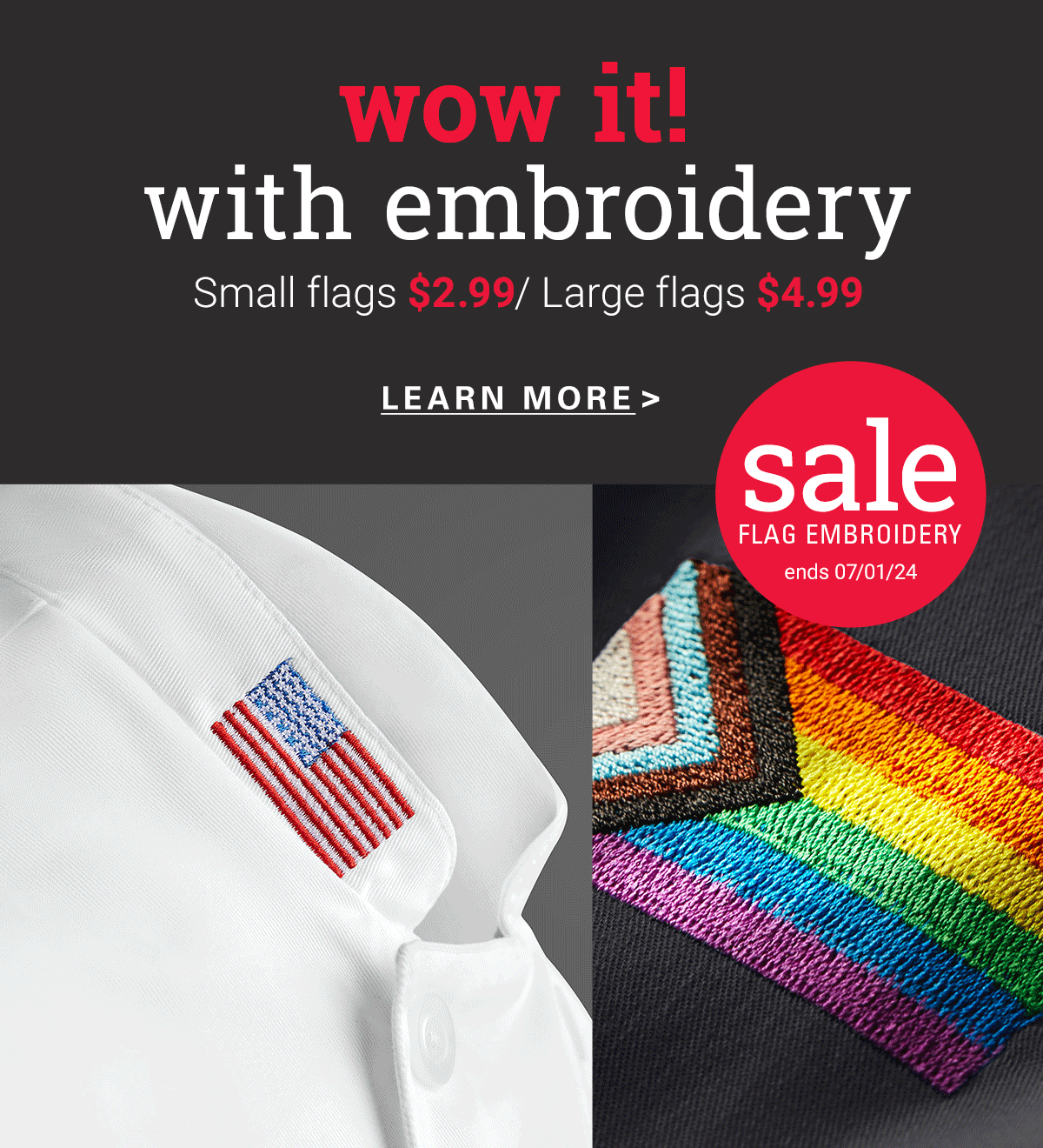 Flag Embroidery Sale >