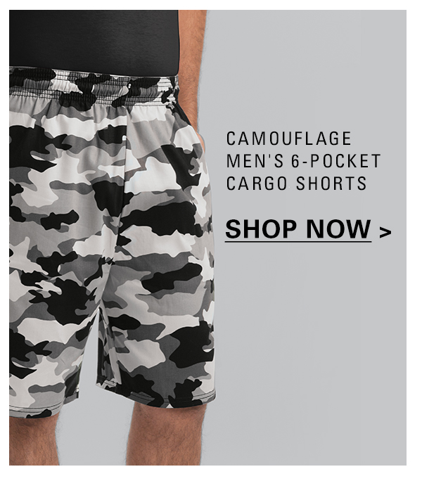 Printed Cargo Shorts >