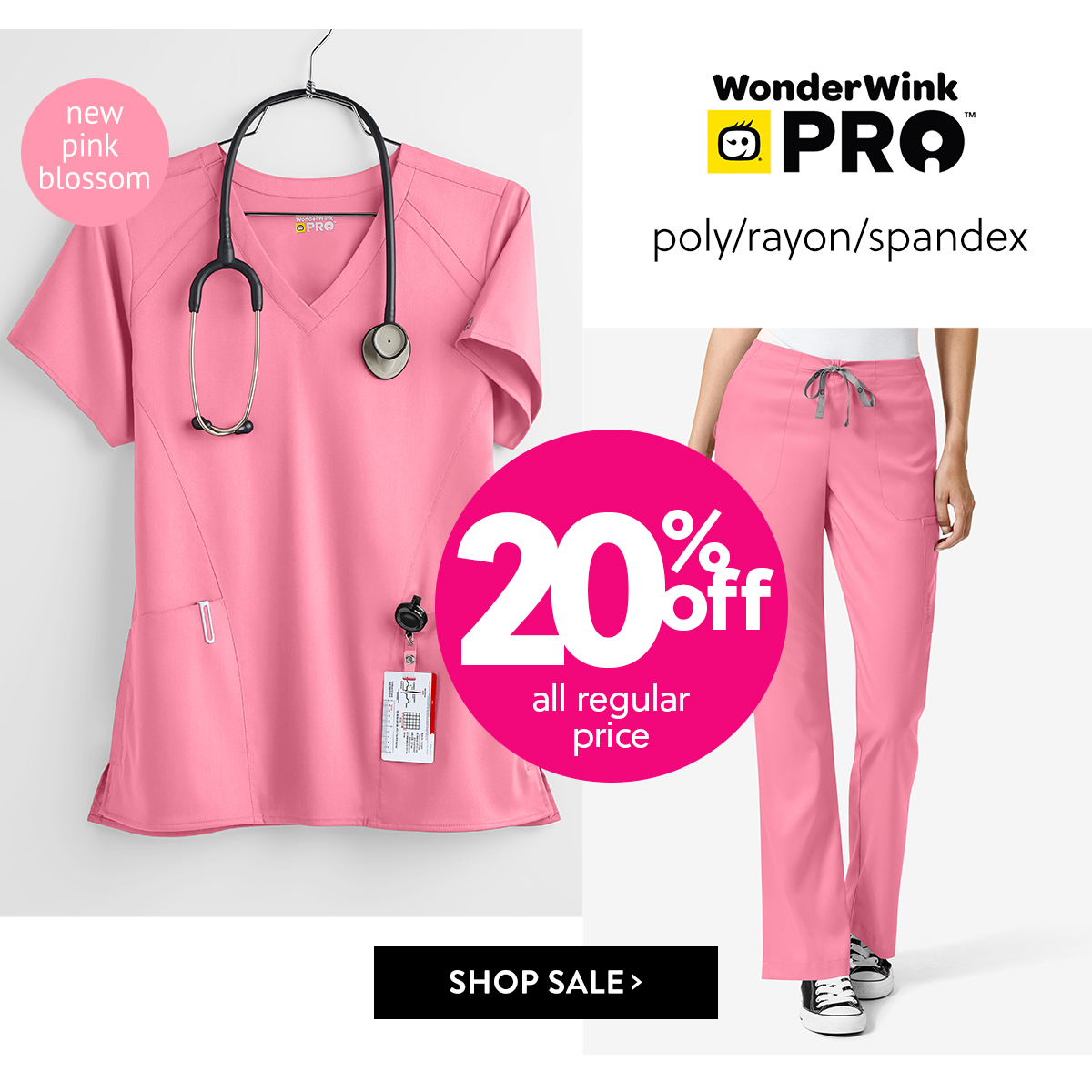 OH 👶! 20 OFF WonderWink Uniform Advantage