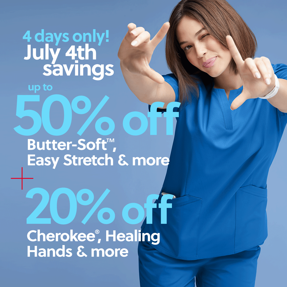 One more day of Star Spangled 🎇 SAVINGS! Uniform Advantage
