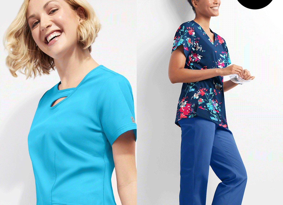 Butter-Soft Women's Rounded V-Neck Scrub Top