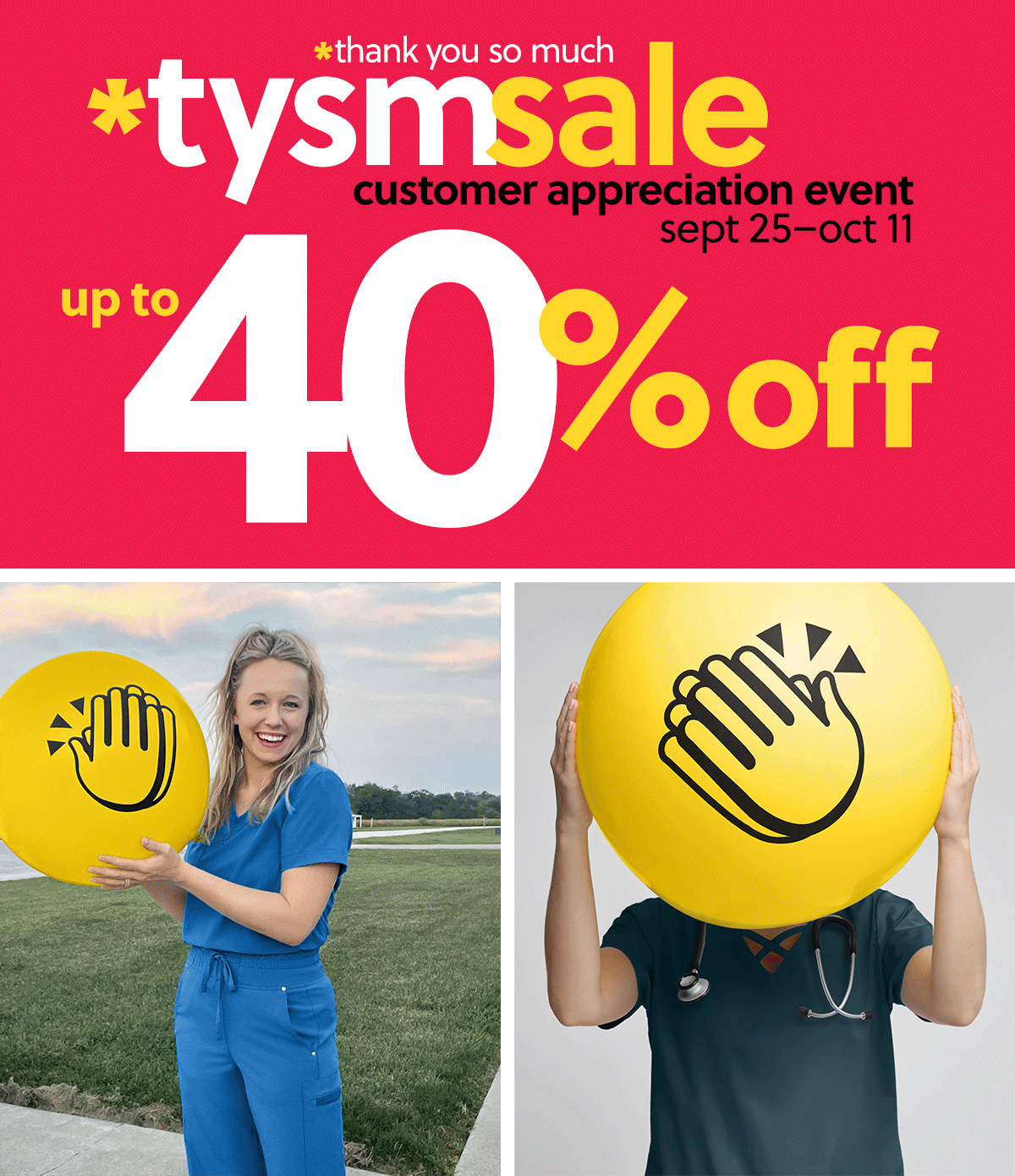 TYSM Sale >