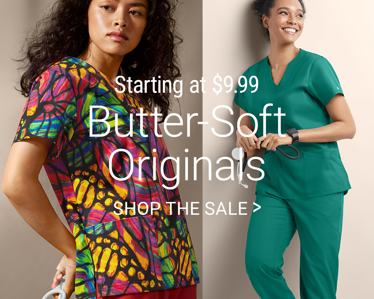 Butter-Soft Originals Scrubs by UA exclusively at