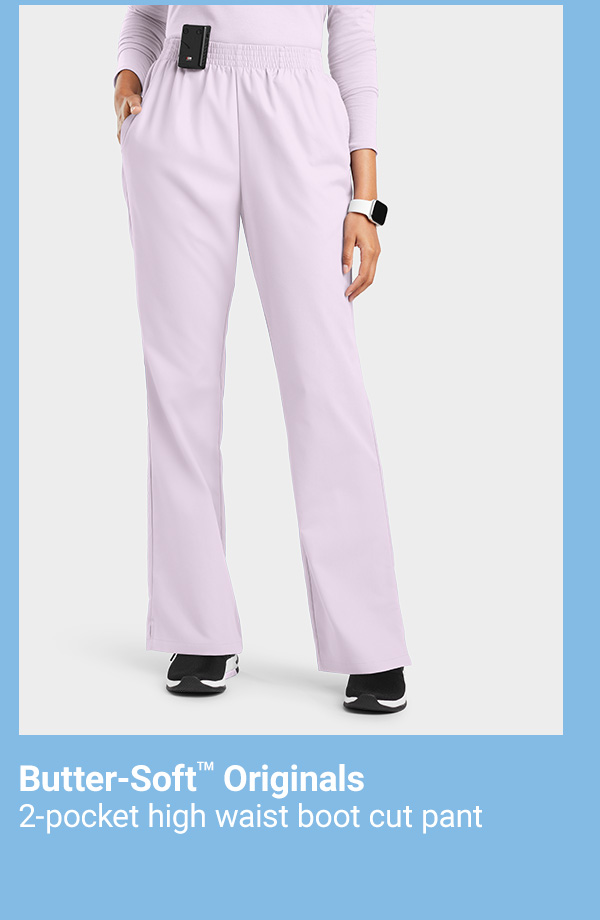 2-Pocket High waist Scrub Pant >