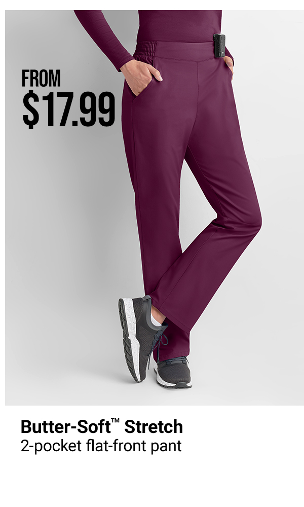 2-Pocket Flat Front Pant >