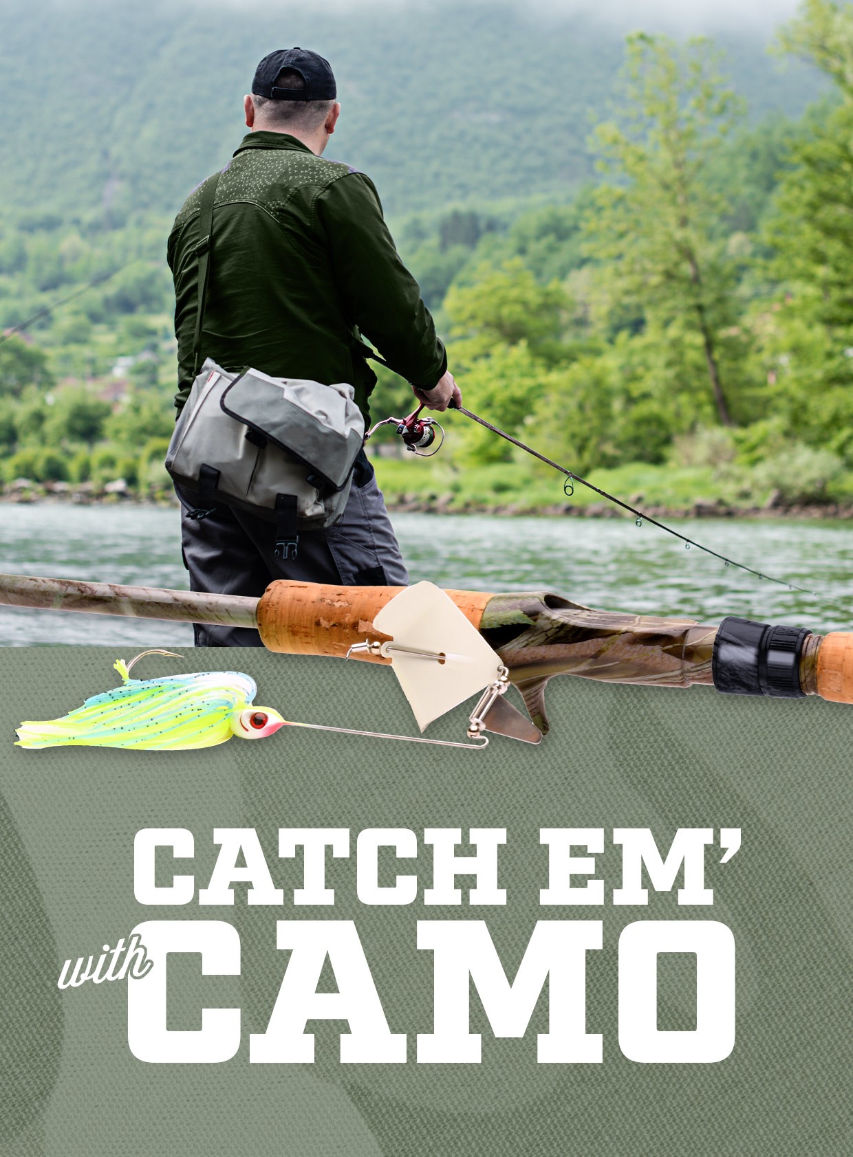 Build a Custom Camo Fishing Rod! - Mud Hole Tackle