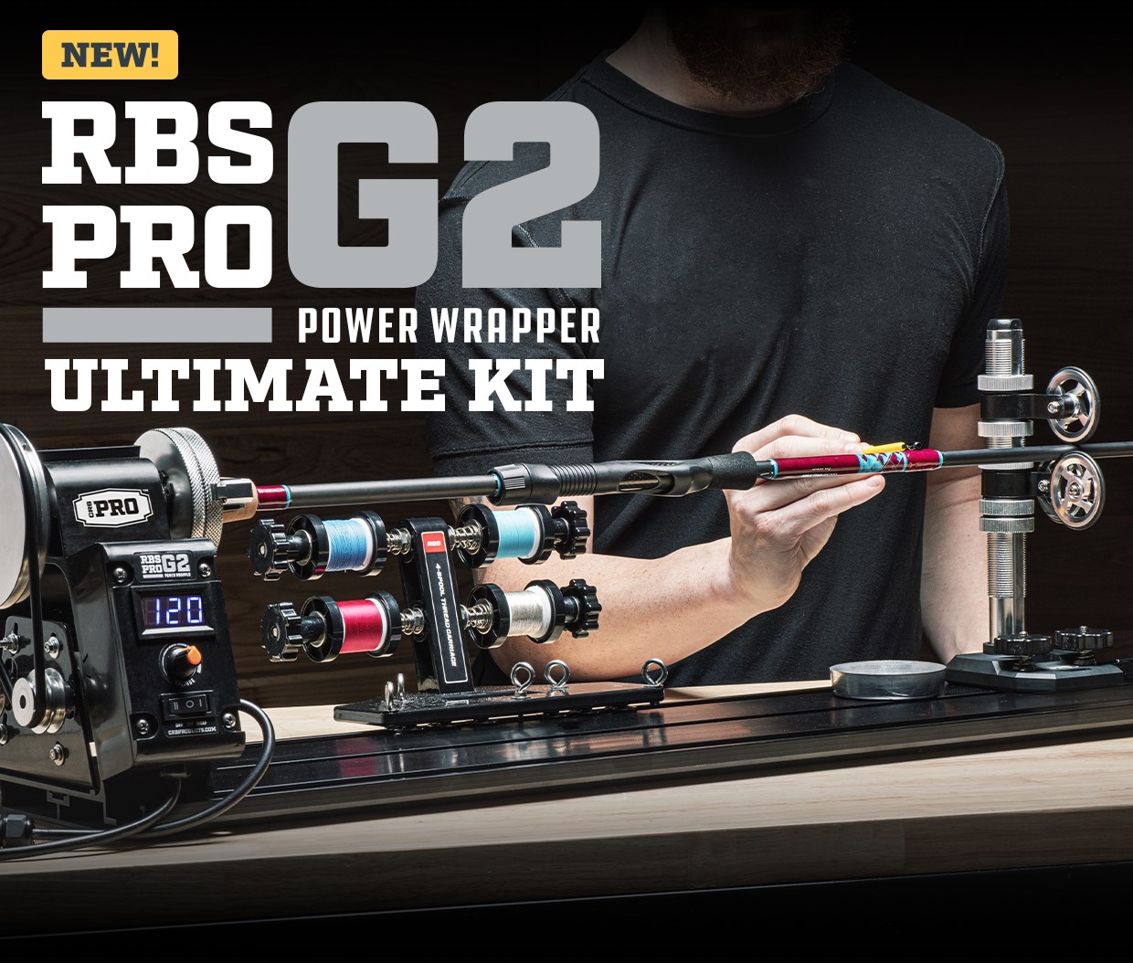  RBS PRO G2 Power Wrapping & Finishing Lathe for Custom