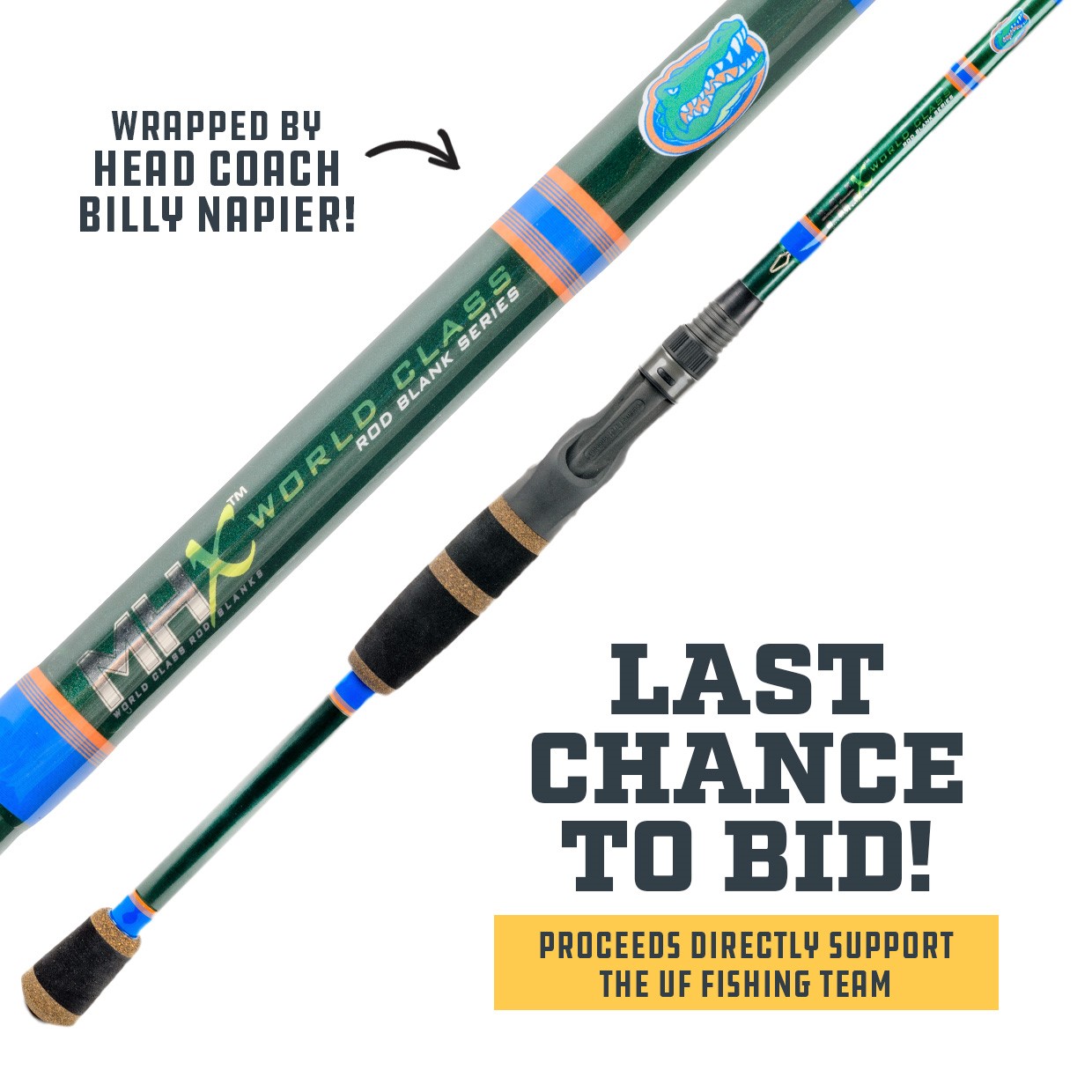 Last Chance for the Gator Rod Auction! - Mud Hole Tackle