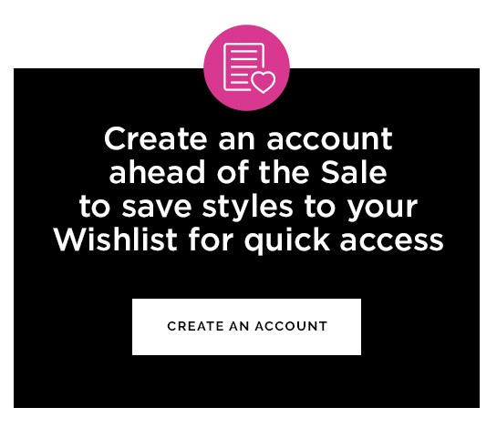 create an account to start your wishlist