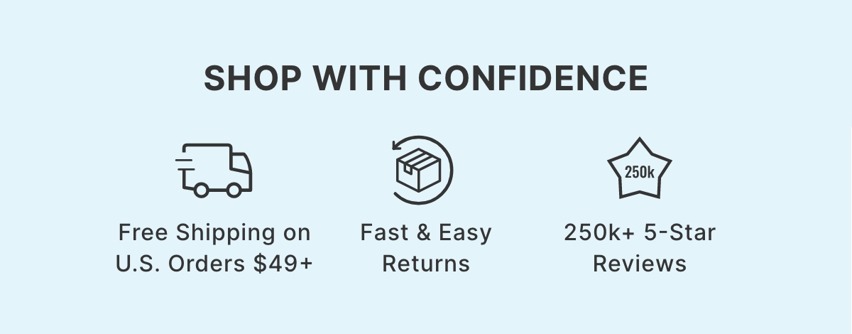 Shop with confidence