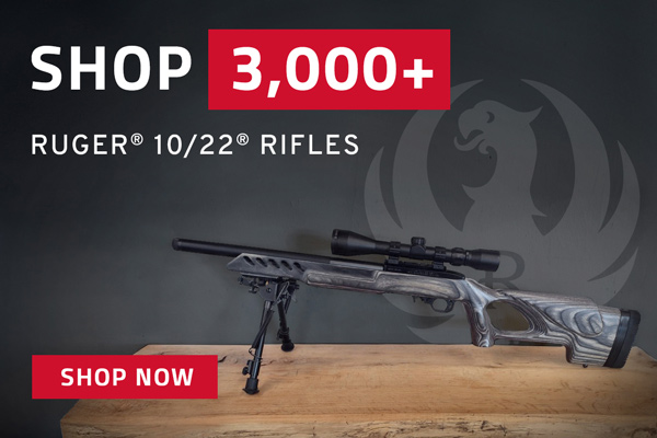 Shop over 3000 Ruger 10/22 Rifles and accessories