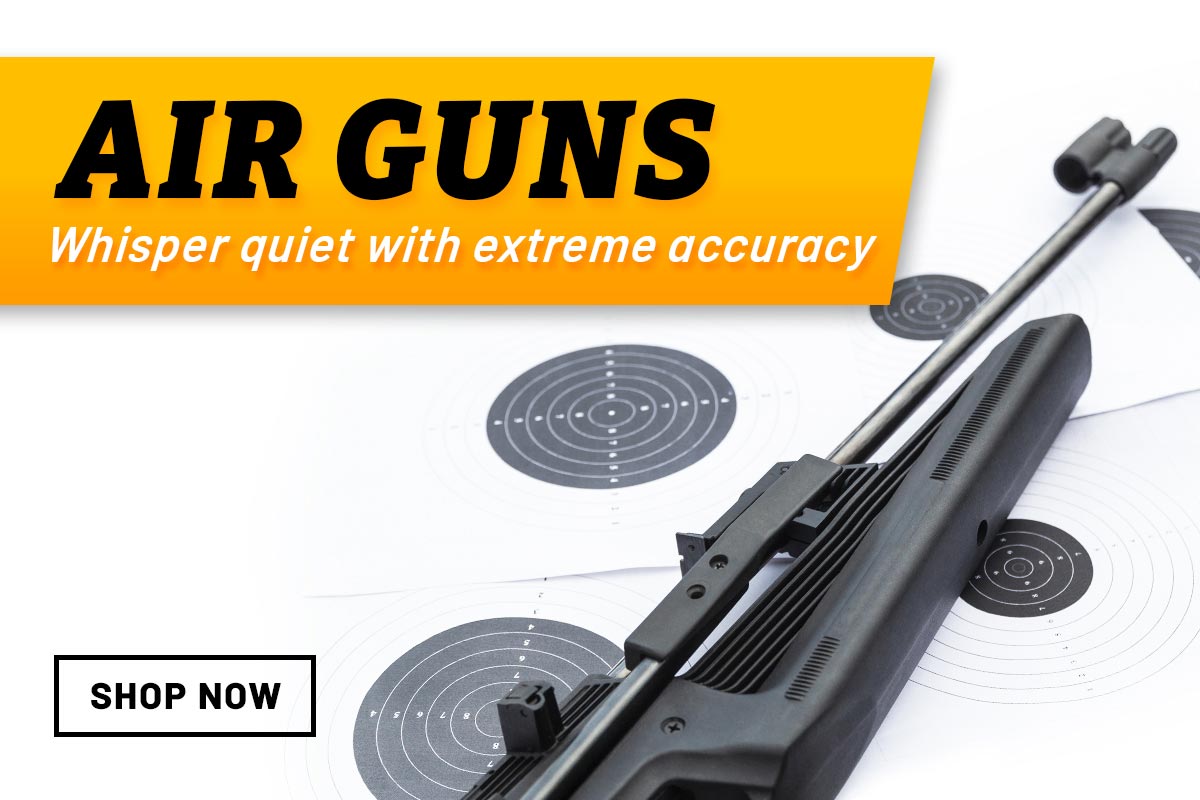 Air Guns, Whisper Quiet with Extreme Accuracy