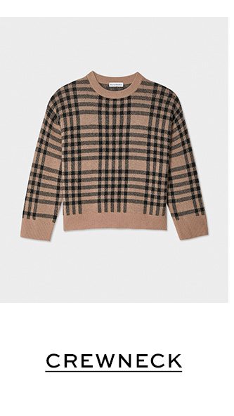 Plaid Crewneck