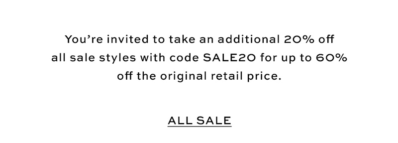 Extra 20% Off Sale