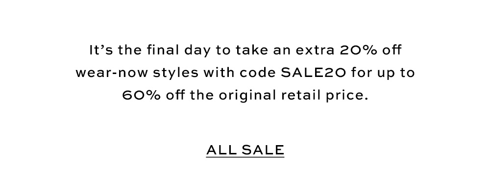 Extra 20% Off Sale