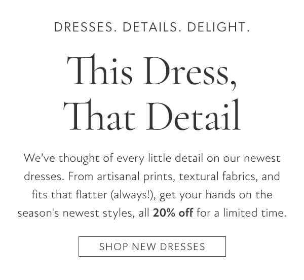 Shop new dresses