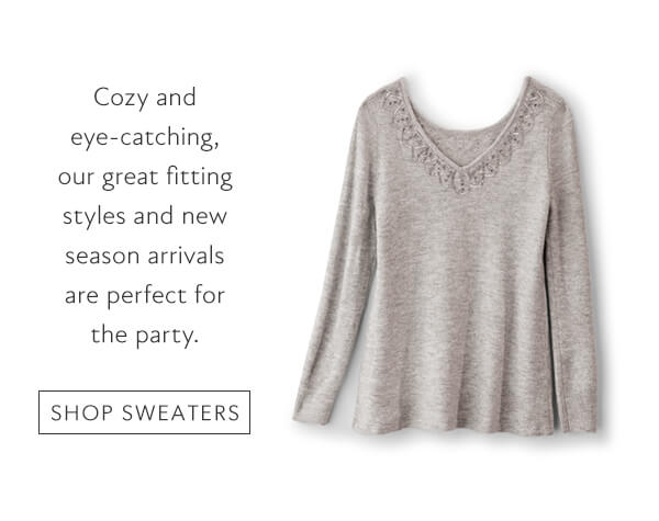 Shop sweaters