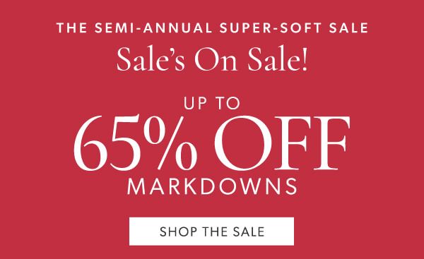 Up to 65% off markdowns