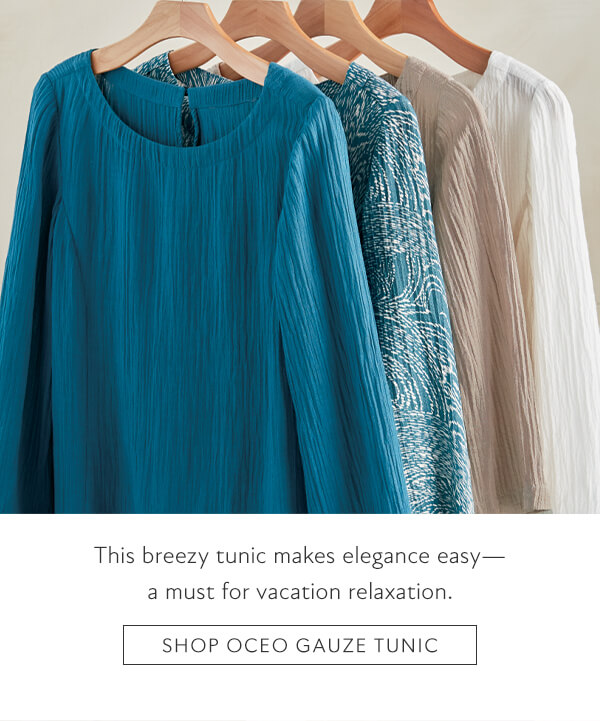 Shop Oceo Gauze Tunic