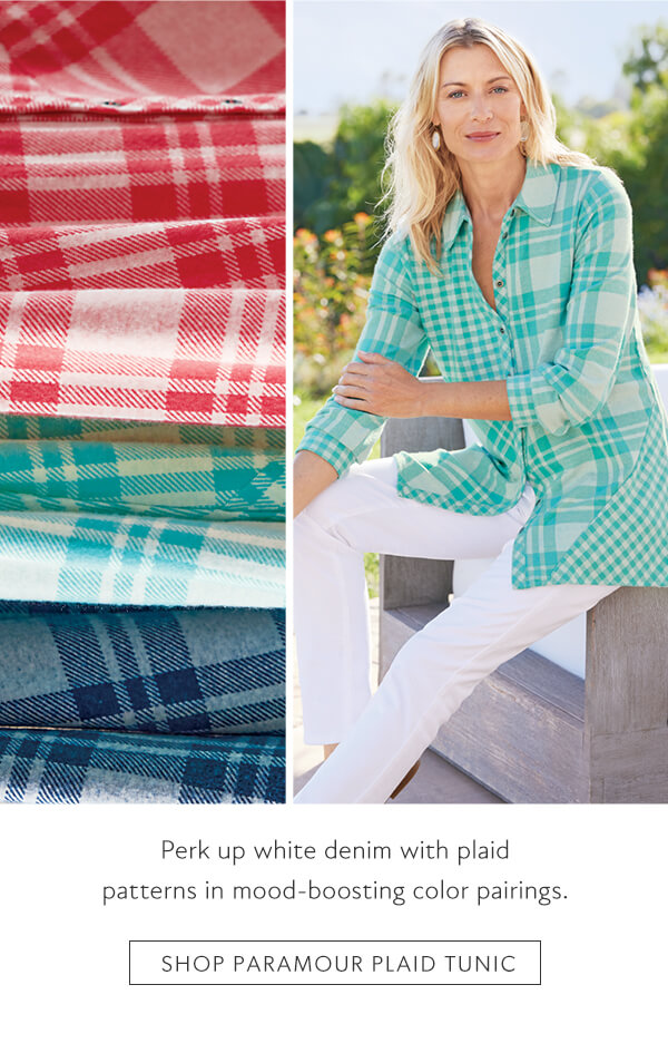 Shop Paramour Plaid Tunic