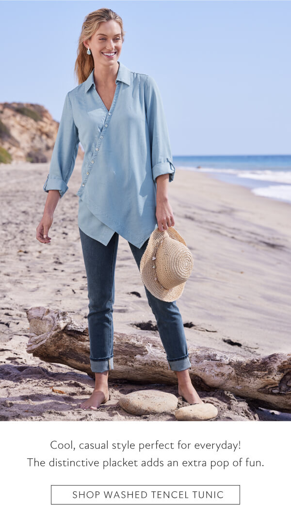 Shop Washed Tencel Tunic