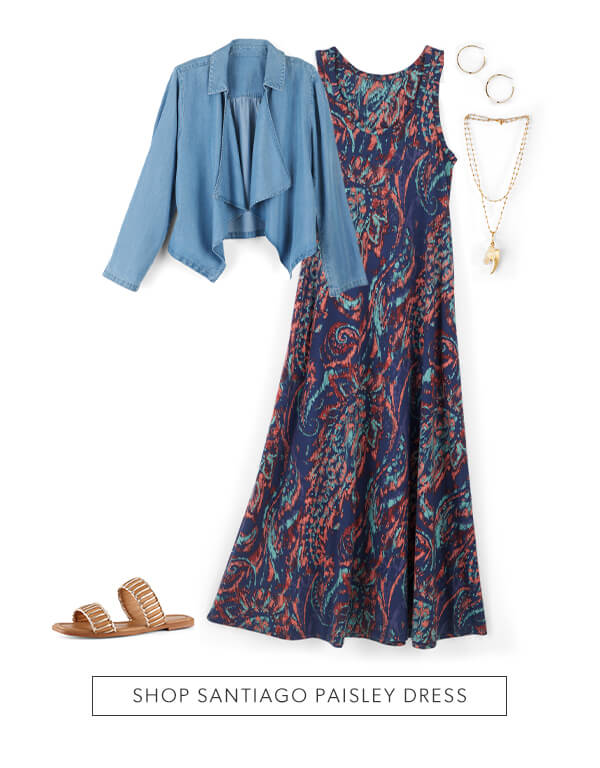 Shop Santiago Paisley Dress