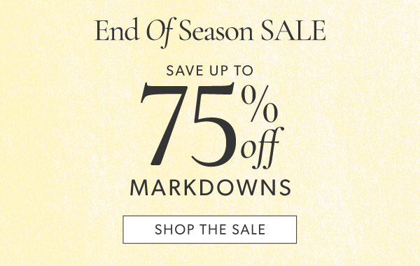 75% off markdowns