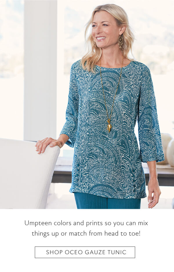 Shop Oceo Gauze Tunic