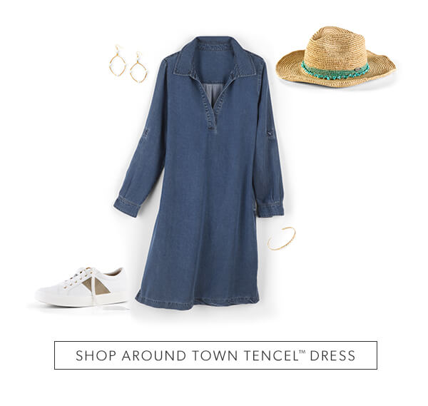 Shop Around Town Tencel Dress