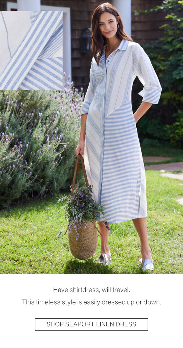 Shop Seaport Linen Dress