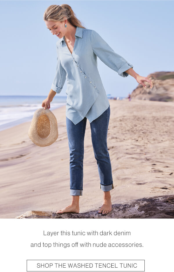 Shop The Washed Tencel Tunic