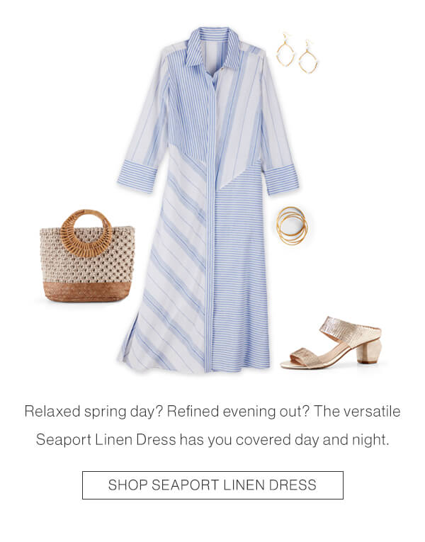 Shop Seaport Linen Dress