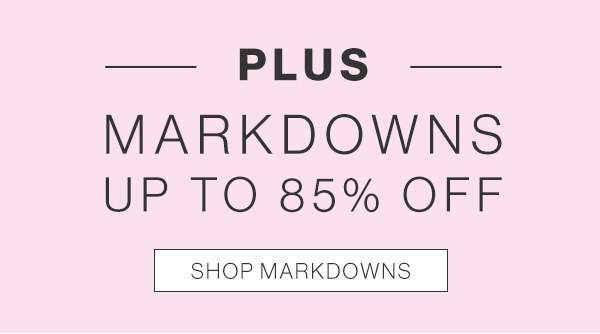 Shop markdowns