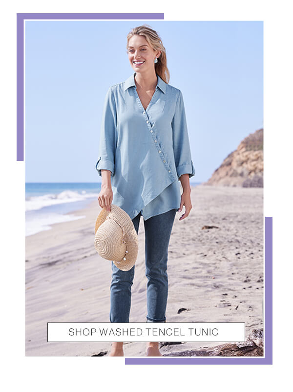 Shop Washed Tencel Tunic