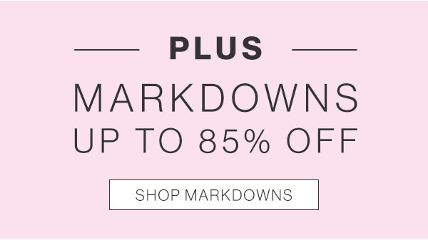 Shop markdowns