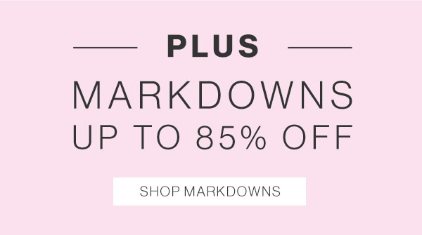 Shop markdowns