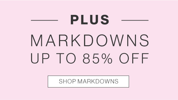 Shop markdowns