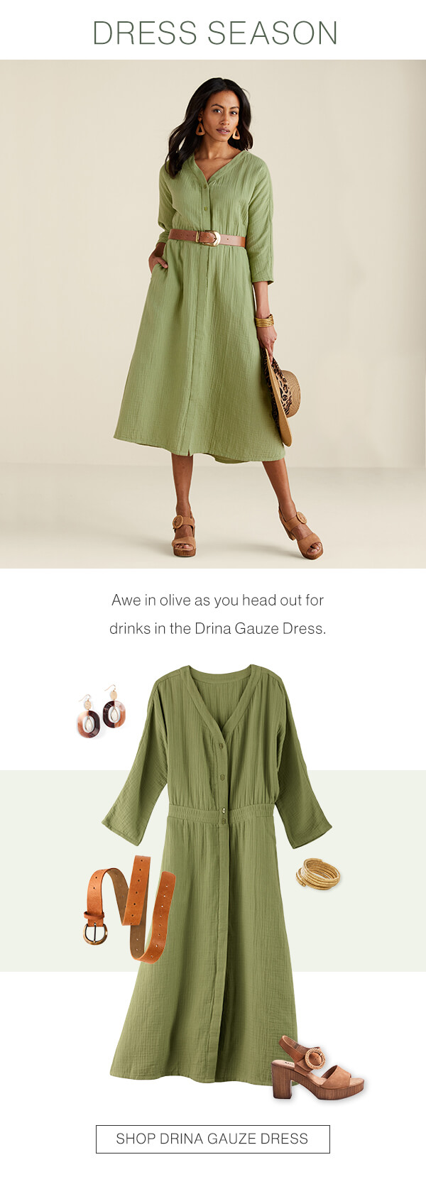 Shop Drina Gauze Dress