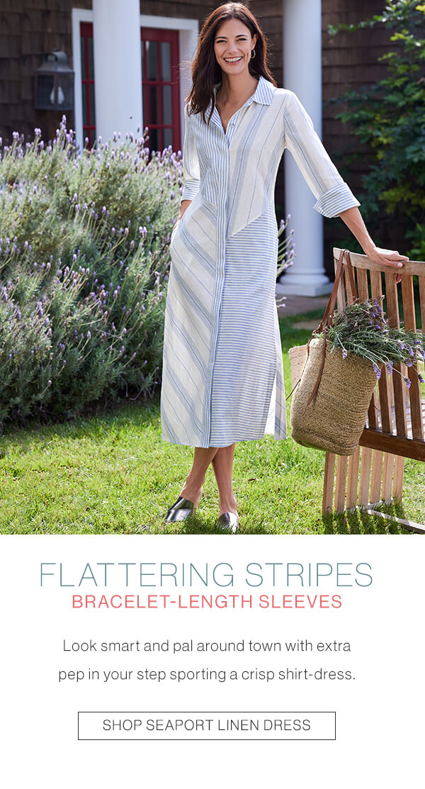 Shop Seaport Linen Dress