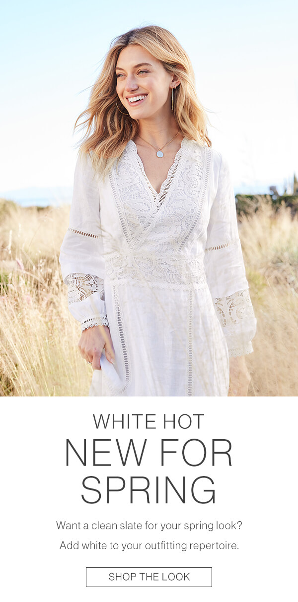 White hot new for spring. Shop the look