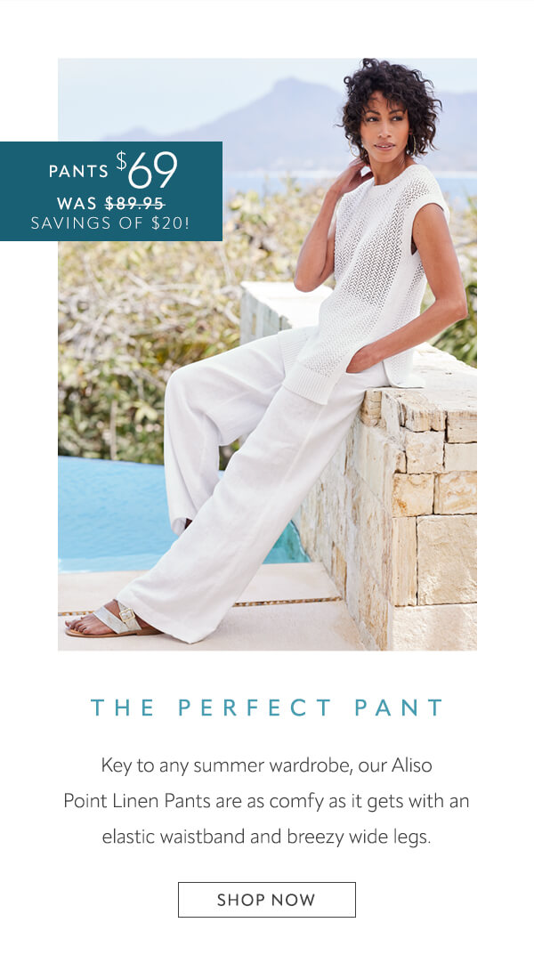 Aliso Point Linen Pants - Shop now